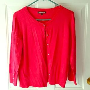 Express pink cardigan 3/4 sleeve